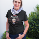 Super babcia - pomocna, pełna pomysłów - damska koszulka na prezent dla babci