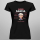 Super babcia - pomocna, pełna pomysłów - damska koszulka na prezent dla babci