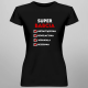 Super babcia - Niezastąpiona - damska koszulka na prezent dla babci