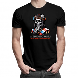 Memento mori - mój ulubiony cytat motywacyjny - męska koszulka dla fanów serialu 1670
