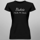 Babcia + imiona wnuków - damska koszulka na prezent dla babci - produkt personalizowany