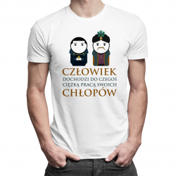 Szlachta nie pracuje - męska koszulka dla fanów serialu 1670