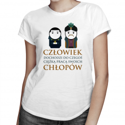Szlachta nie pracuje - damska koszulka dla fanów serialu 1670