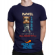 Imię + rocznik - X-lat bycia zajebistym - produkt personalizowany - męska koszulka na prezent