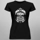 Produkt personalizowany - Narodziny Legendy: wiek + imię + rok urodzenia - damska koszulka z nadrukiem
