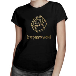 Dopasowani - damska koszulka na prezent