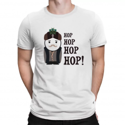 Hop hop hop hop! - męska koszulka dla fanów serialu 1670