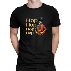Hop, hop, hop,hop v2 - męska koszulka dla fanów serialu 1670