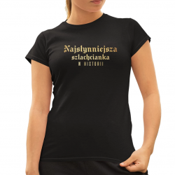 Najsłynniejsza szlachcianka w historii - damska koszulka dla fanów serialu 1670