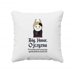 Bóg, honor, ojczyzna - poduszka na prezent dla fanów serialu 1670