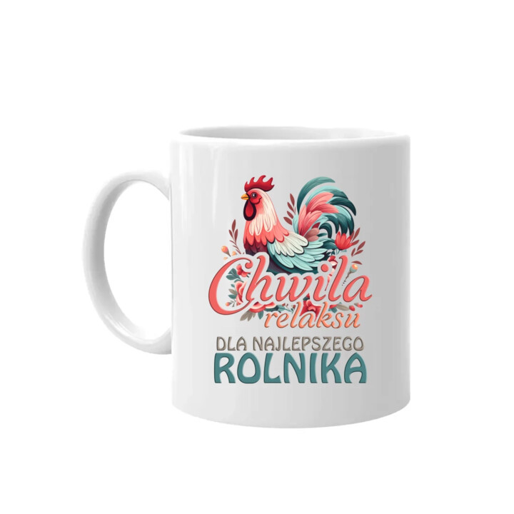 Chwila relaksu dla najlepszego rolnika - kubek na prezent