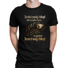 Jesteś swój chłop! V2 - męska koszulka na prezent dla fanów serialu 1670