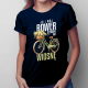 Ja i mój rower czekamy na wiosnę - damska koszulka na prezent