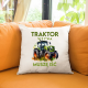 Traktor wzywa, muszę iść - wersja 2 - poduszka na prezent