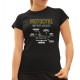 Motocykl - anatomia wolności - damska koszulka na prezent