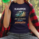 Kamper - jak żyć biednie za duże pieniądze - damska koszulka na prezent