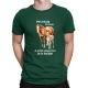 Inni pracują bo muszą, ja jestem hodowcą koni bo to kocham - męska koszulka na prezent