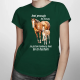 Inni pracują bo muszą, ja jestem hodowcą koni bo to kocham - damska koszulka na prezent