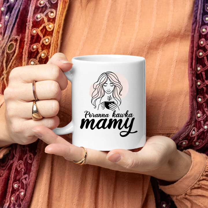 Poranna kawka mamy - kubek na prezent