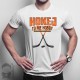 Hokej to nie hobby - męska koszulka z nadrukiem