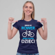 Bardziej niż rower kocham tylko moje dzieci - damska koszulka na prezent