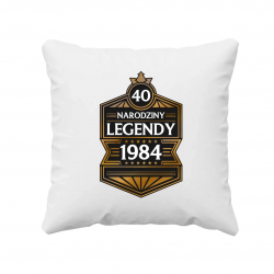 40 lat - Narodziny Legendy 1974 - poduszka na prezent
