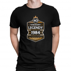 40 lat - Narodziny Legendy 1974 - męska koszulka na prezent