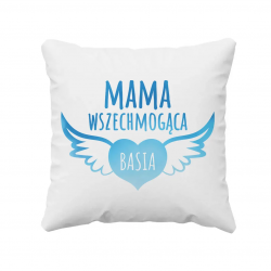 Mama wszechmogąca (imię) - poduszka na prezent - produkt personalizowany
