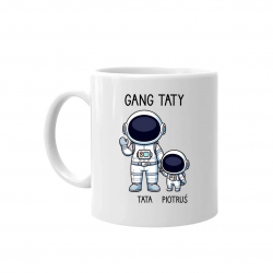 Gang taty - jedno dziecko - kubek na prezent - produkt personalizowany