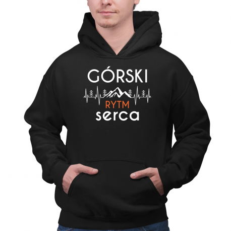 Górski rytm serca - męska bluza na prezent