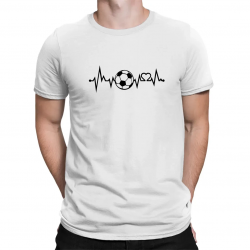 EKG Piłka nożna - męska koszulka na prezent