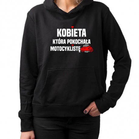 Kobieta, która pokochała motocyklistę - damska bluza na prezent