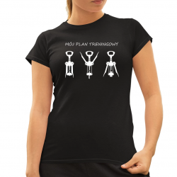 Mój plan treningowy - damska koszulka na prezent