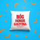 Bóg, honor, ojczyzna - poduszka na prezent