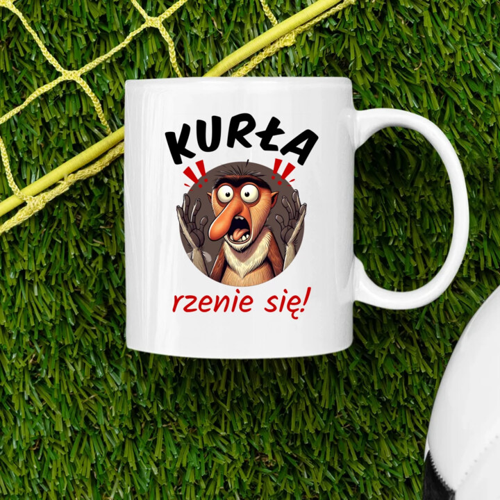 Kurła rzenie się! - kubek na prezent
