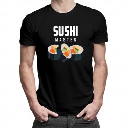 Sushi master - męska koszulka z nadrukiem