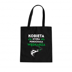 Kobieta, która pokochała wędkarza - torba na prezent