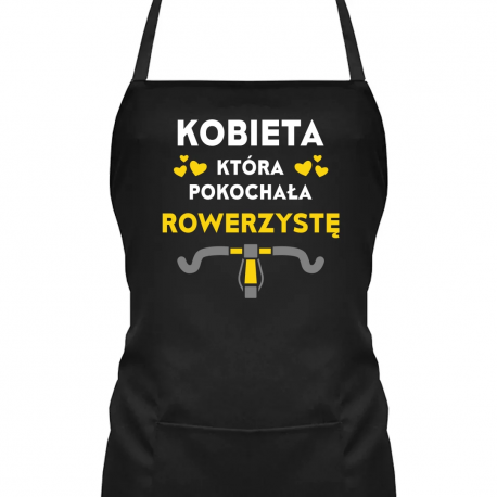 Kobieta, która pokochała rowerzystę - fartuch na prezent