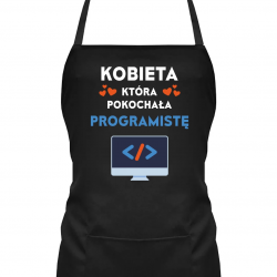 Kobieta, która pokochała programistę - fartuch na prezent