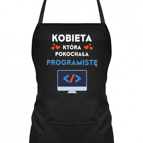 Kobieta, która pokochała programistę - fartuch na prezent