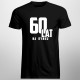 60 lat na rynku - męska koszulka z nadrukiem