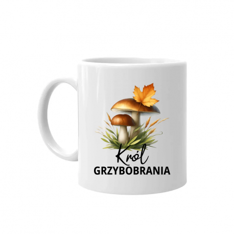 Król grzybobrania - kubek na prezent