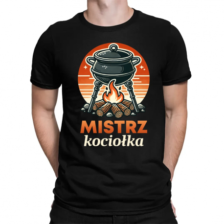 Mistrz kociołka - męska koszulka na prezent