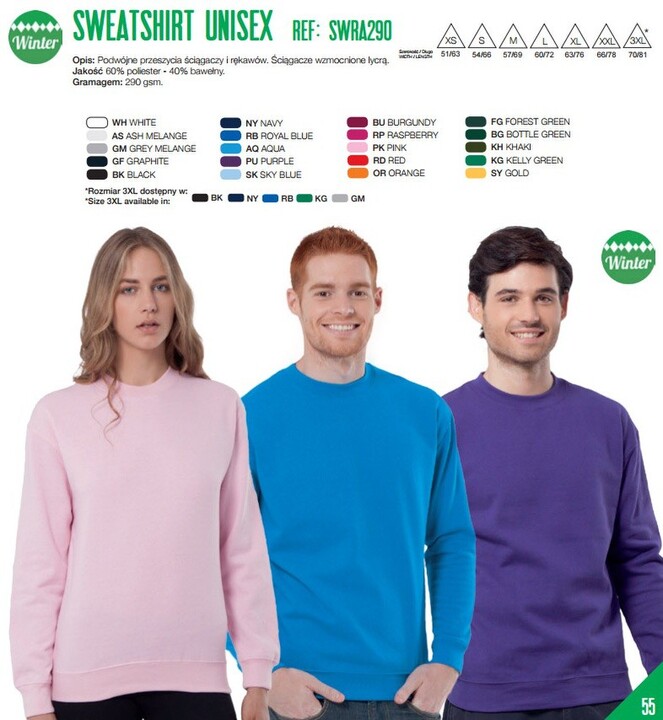 Bluza bez kaptura
