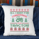 All I want for Christmas is a tractor - poduszka na prezent