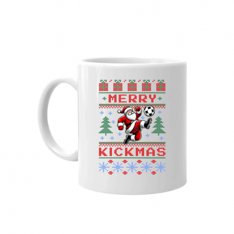 Merry Kickmas - kubek na prezent