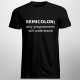 Semicolon - męska koszulka z nadrukiem