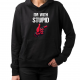 I'm with stupid - damska bluza na prezent dla fanów deadpool