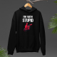 I'm with stupid - męska bluza na prezent dla fanów deadpool