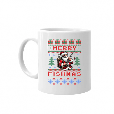 Merry Fishmas - kubek na prezent